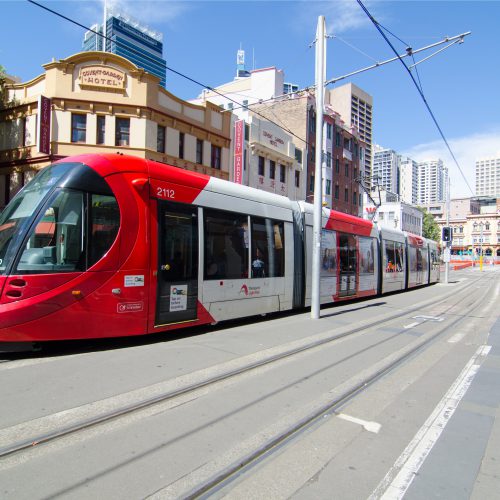 PHOTO #1 LIGHT RAIL TRAIN