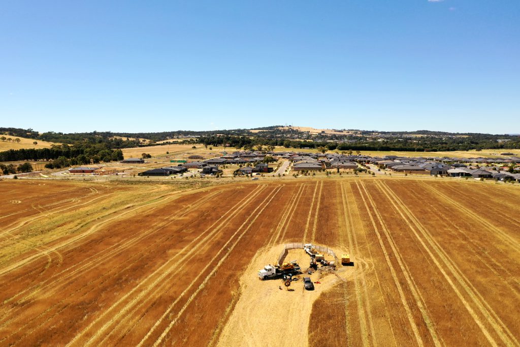Geothermal Drilling at St Hilaire Estate, Wallan, Victoria (Graphic Courtesy of The Crystal Group & Direct Energy Australia 2022)
